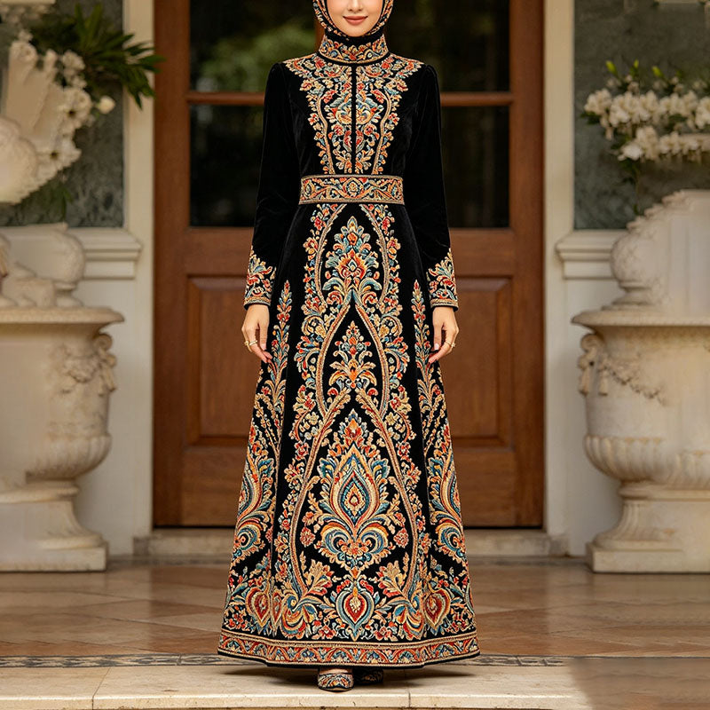 Zarafshan Luxe Open Abaya