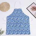 Atlas-Pattern Apron, Gloves, and Heat-Resistant Mat Set