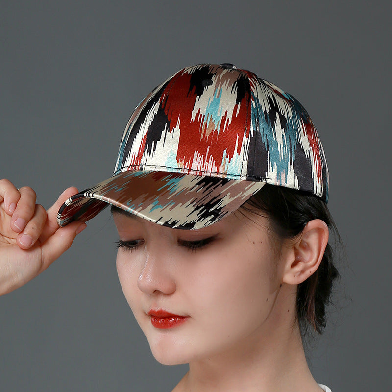 Atlas-Pattern Baseball Cap