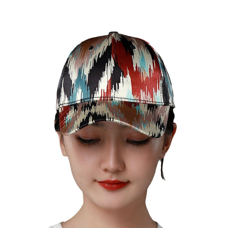 Atlas-Pattern Baseball Cap