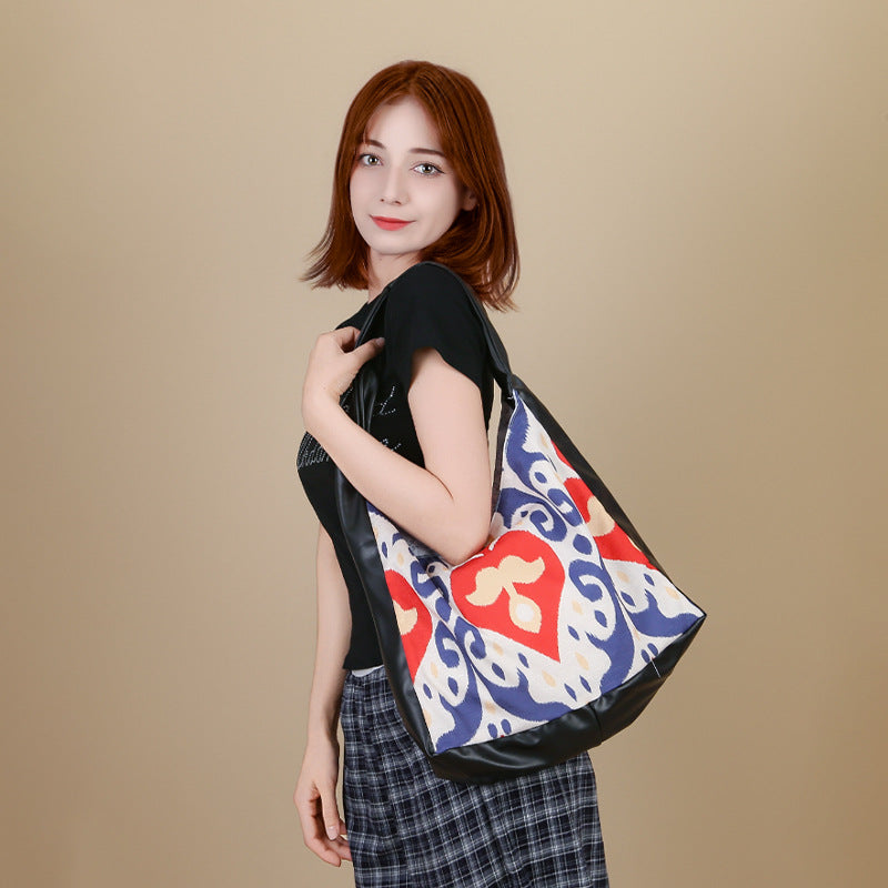 Adras leather tote bag