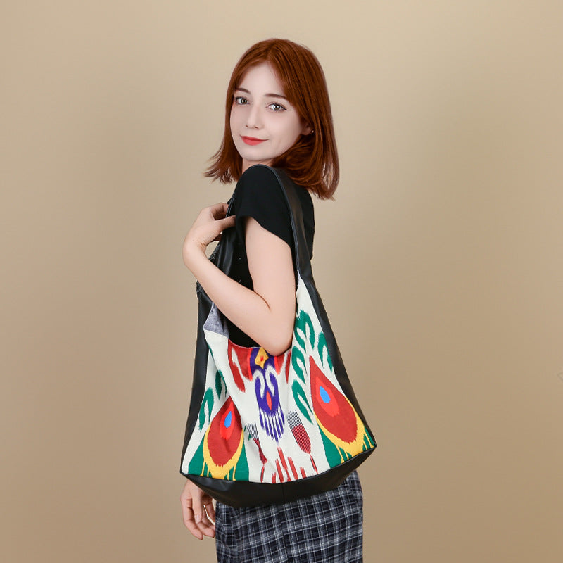 Adras leather tote bag
