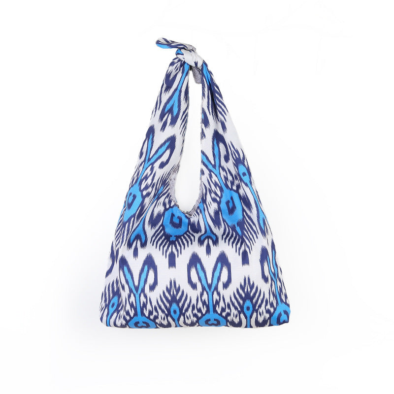 Adelaide patterned bucket bag