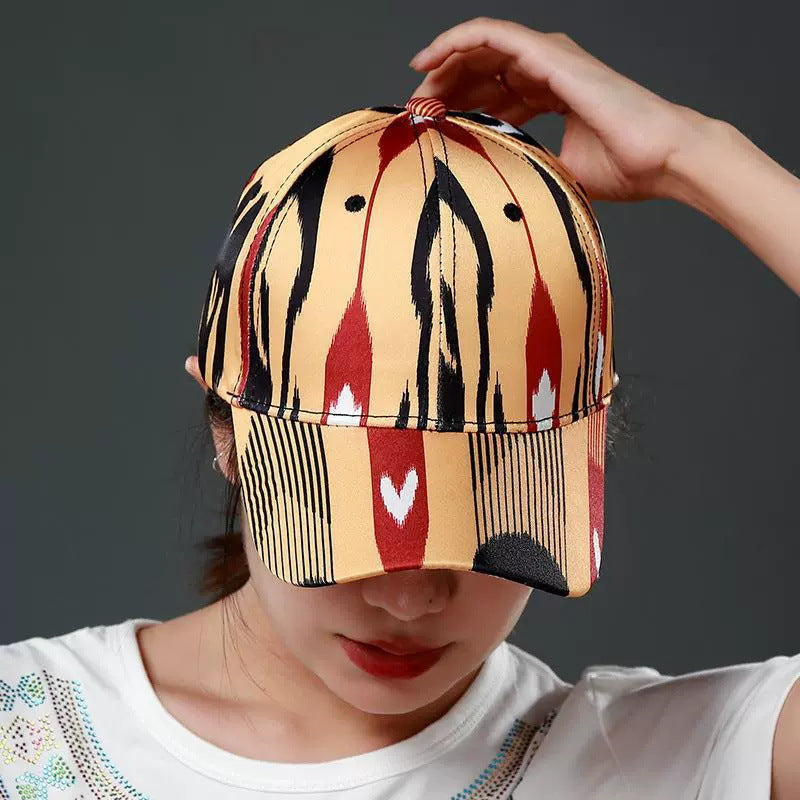 Atlas-Pattern Baseball Cap
