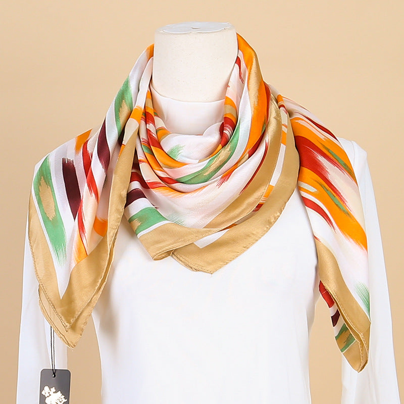 Adras sun protection silk scarf