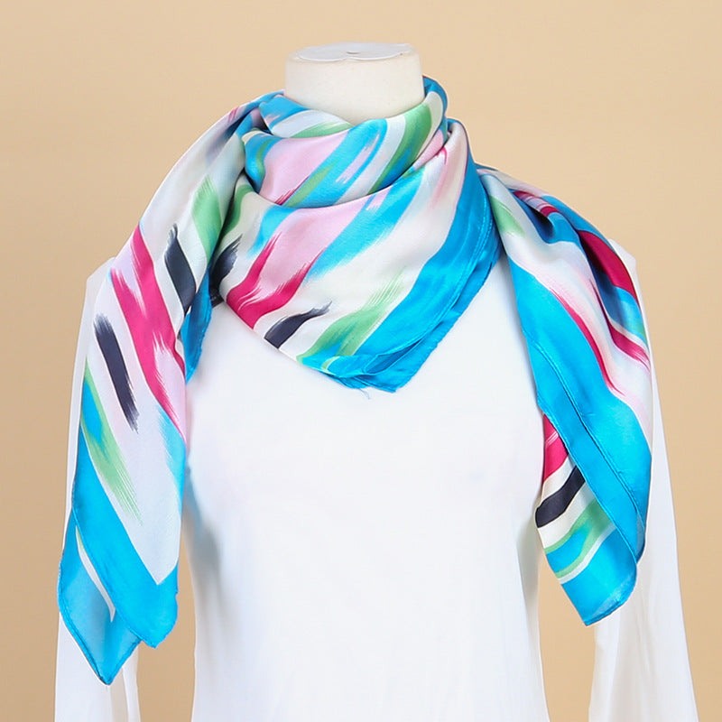 Adras sun protection silk scarf
