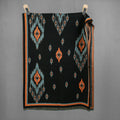 Atlas-Print Faux-Cashmere Shawl