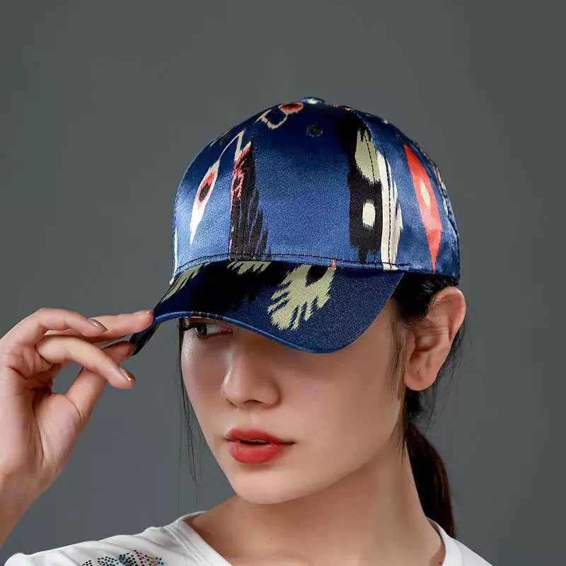 Atlas-Pattern Baseball Cap