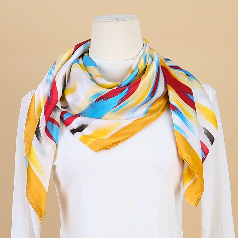 Adras sun protection silk scarf