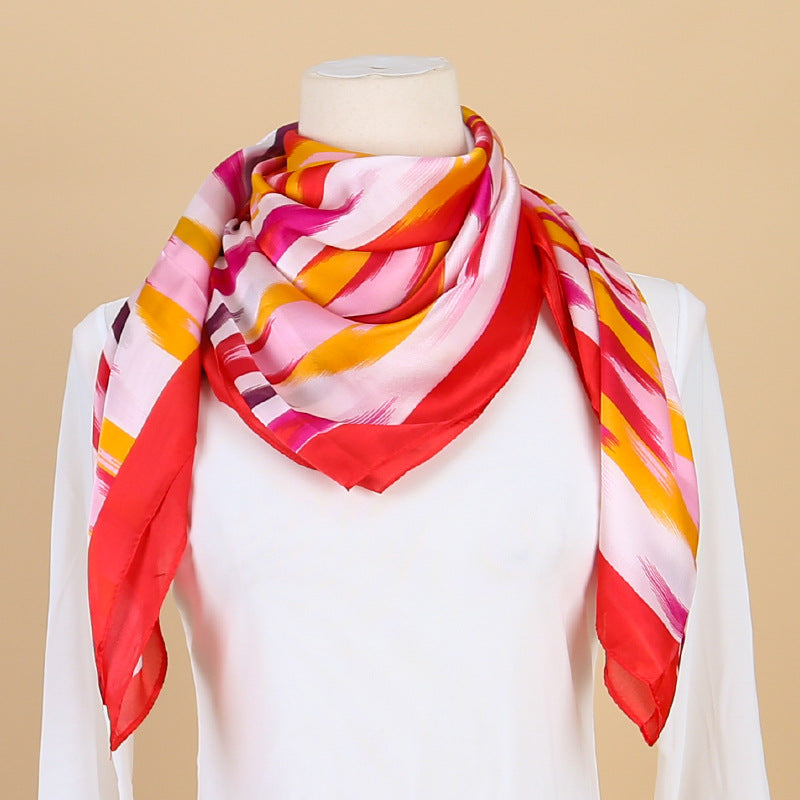 Adras sun protection silk scarf