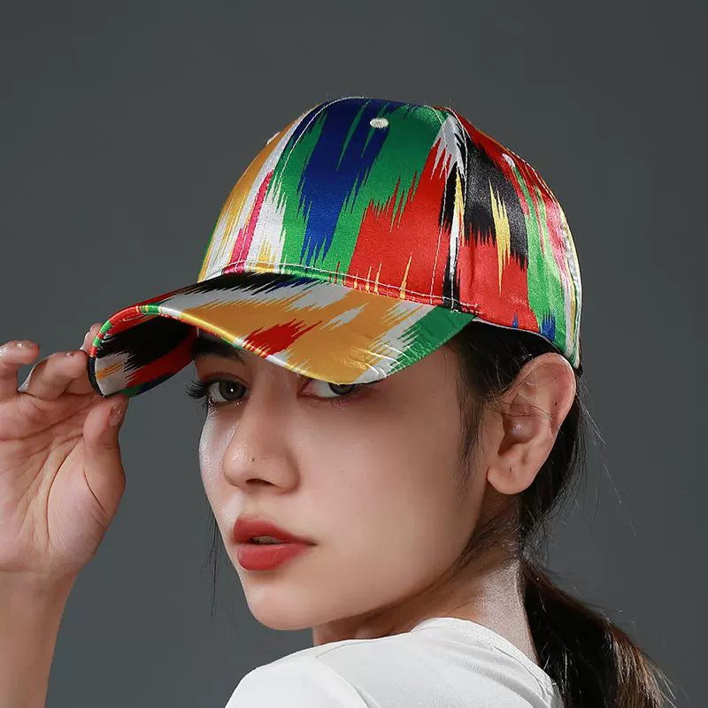 Atlas-Pattern Baseball Cap