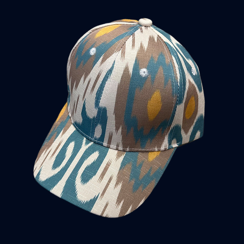 Atlas-Pattern Baseball Cap